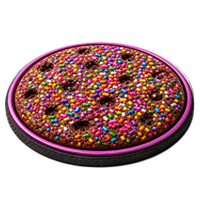 Cookie granulado colorido